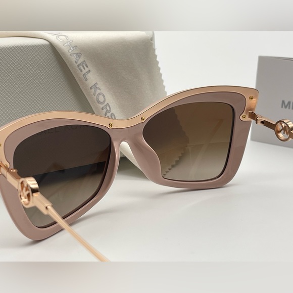 Michael Kors Pink Crystal Cat Eye Sunglasses - Picture 16 of 16